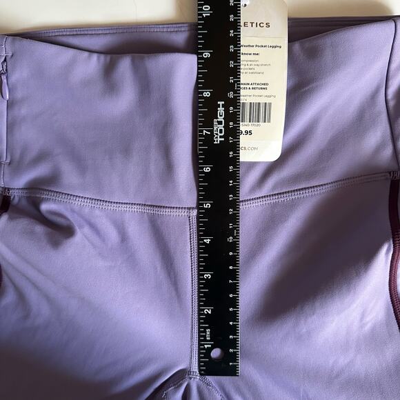 Fabletics High-Waisted Cold-Weather Pocket Legging Women’s size XS /4 Purple NWT - Picture 8 of 10